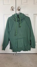 American Eagle Green Pullover Hoodie Crew Neck Long Sleeve Women's Size M