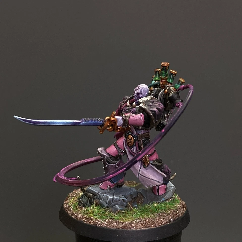 lucius the eternal Slaanesh Warhammer Age of Sigmar army Pro Painted Miniatures - Image 4 of 4