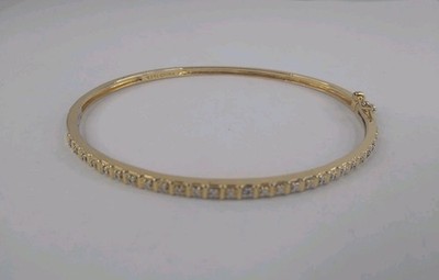 Ross Simons 925 Vermeil Sterling Armreif Armband Diamant Akzent