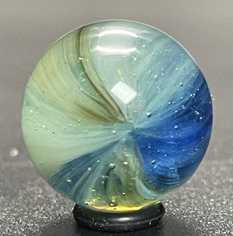 Gorgeous Master Sunburst Marble. 5/8” MINT 9.9