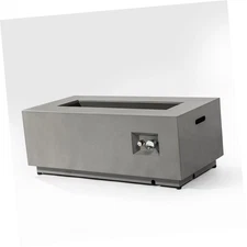 -Certified Propane Fire Pit Table, 42-Inch 2-in-1 Design with Glass Wind Guard,