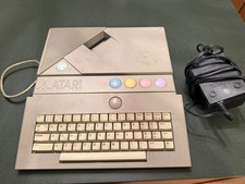 Atari XEGS Console w/Keyboard, Power Supply - Untested As-Is For Parts READ 