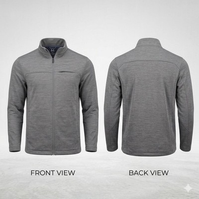 Medelita Ionic Jacket Men's Small Gray Technical Fleece Healthcare Professional