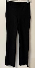 Quince womens pull on black pant Straight Ponte Office Career Bodycon Soft dress