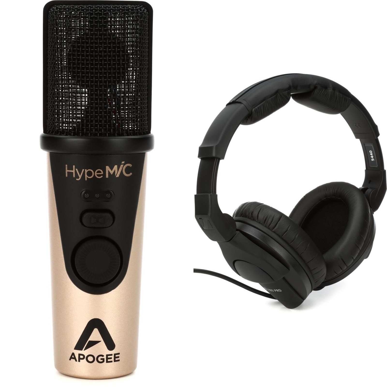 USB-микрофон Apogee HypeMic и комплект для создания контента Sennheiser HD 280 Pro