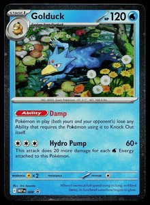 Golduck 008 Mega Evolution Black Star Promo Holo