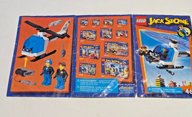 Two for One!! - LEGO Jack Stone: Police Copter (4604) and Police Cruiser (4600)