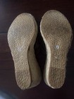Michael Kors Brown Leather w/Straw Heel Wedge Slide Sz 6 Pre-Owned — photo 5