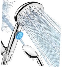 Shower Head, 9 Functions High Pressure shower Standard model 1. Premium Chrome