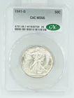 1941-D CAC MS66 Walking Liberty Half Dollar