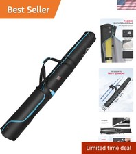 Water-Resistant Ski Bag, Fits Skis Up to 200cm - Safeguard Your Gear