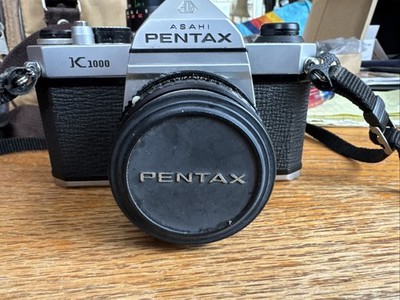 PENTAX K1000 箱付き Asahi Pentax K1000 SLR Film Camera Package. Normal Lens And