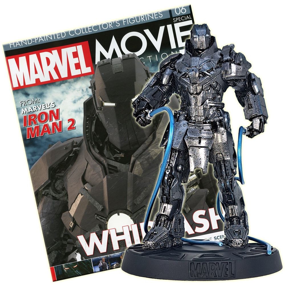 Marvel Whiplash Figurine Movie Collection Iron Man 2 Special 6 - inc Magazine