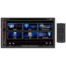 PD-7002, 7 Inch Double Din Car Stereo, Touchscreen Radio Bluetooth DVD/CD MP3