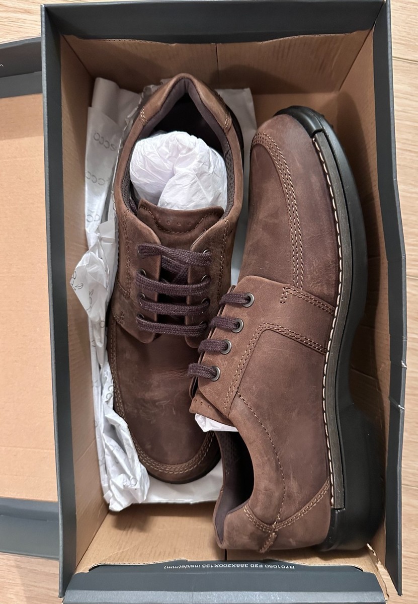 ECCO Fusion II Casual Lace-up Leather Shoes Cocoa Brown Men\'s Size 10-10.5/EU 44 ECCO Men main image 3