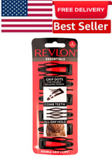 Revlon Double Grip Hair Clips, 6 Count, Black Pack Of 1 