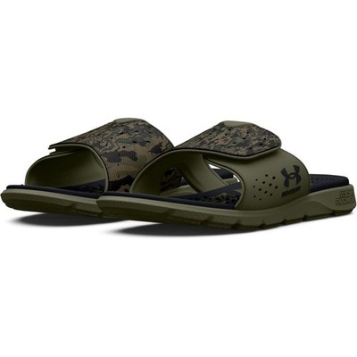 Under Armour 3026153 Women's UA Ignite Pro Freedom Slides, OD Green, Size 9