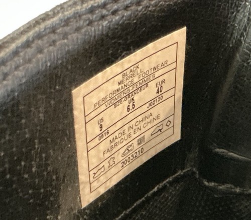 Merrell Women’s Travvy Tall Waterproof Black Leather Boots Size 9 - Picture 6 of 8