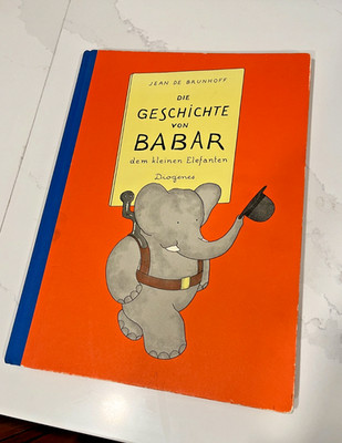Die Geschichte Von Babar dem Kleinen Elefanten, 1976, Oversized Hardcover