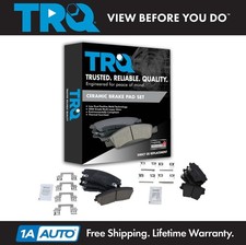 TRQ Front & Rear Premium Posi Ceramic Brake Pads Set for Dodge Chrysler