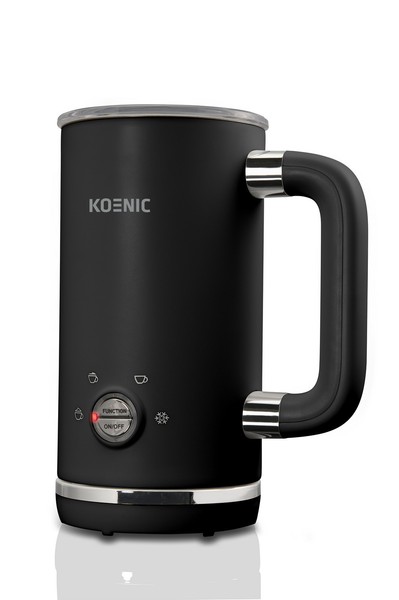 Koenic Kmf 15321 B MilchaufschäUmer, Schwarz/Edelstahl, 500 Watt, 0,3 L-image
