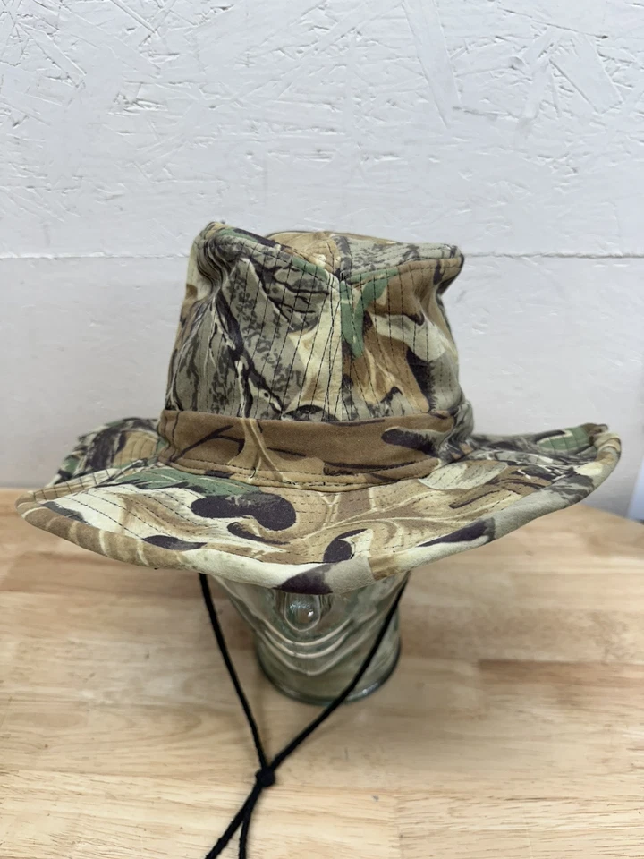 Vtg Advantage Camo Hunting Hat Outdoor Cap Boonie - Image 3 of 4