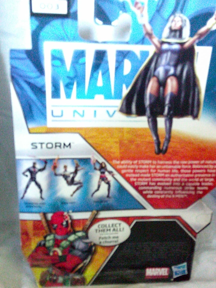 Экшн-фигурка Marvel Universe - STORM 3,75 дюйма ЗАПЕЧАТАННАЯ КОЛЛЕКЦИОННАЯ 2011 г. - Изображение 3 из 3