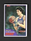 Alvan Adams Suns Signed Auto. 1981-82 Topps Basketball Card #79