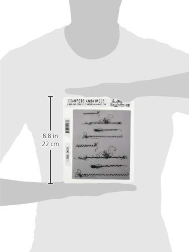 Stampers Anonymous Tim Holtz Cling Stampers: Stitches Collection - Imagen 3 de 3