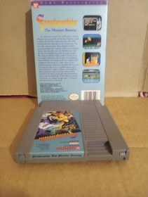 Frankenstein The Monster Returns Nintendo NES Box & Game *GREAT CONDITION*