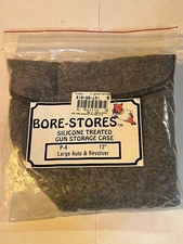 Bore Stores Silicone Treated Gun Storage Case P4 Large Auto And Revolver 