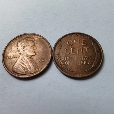 As shown in the figure---1909 S vdb Lincoln Wheat Cent Penny Rare Sought --1pcs