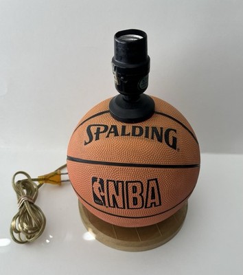Vintage Spalding NBA Mini Basketball Desk Lamp - Used - Fully Functioning