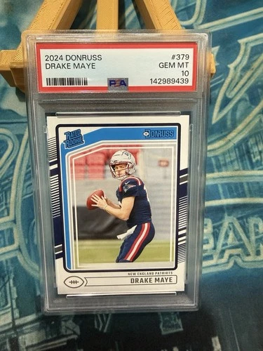 2024 Panini Donruss - Rated Rookie Drake Maye #379 (Rookie Card) PSA 10 Gem Mint