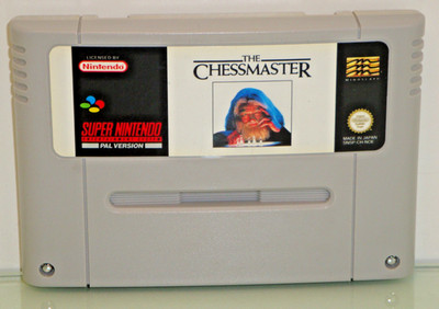 1992 * The Chessmaster  * SNES * Super Nintendo * nur das Modul