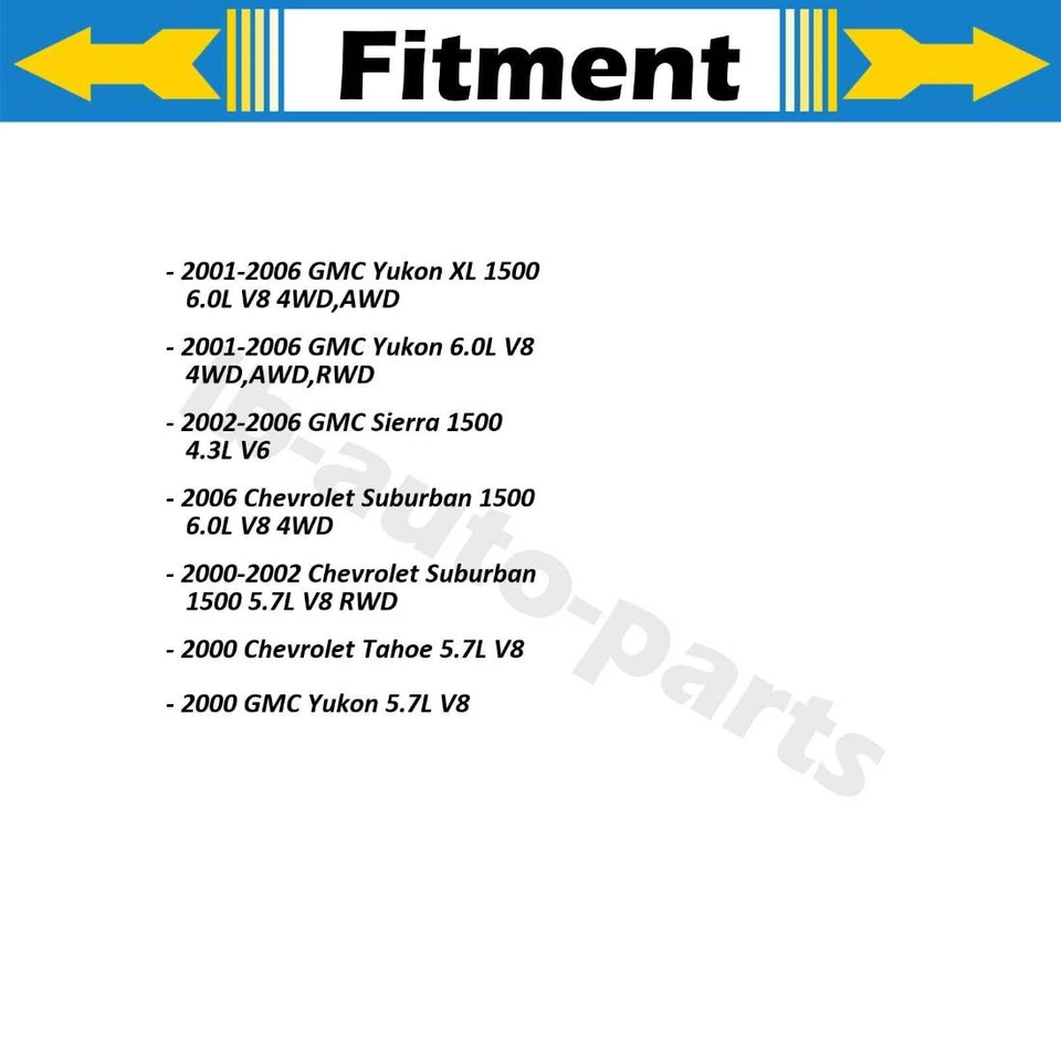 Pinças de freio traseiras 2 peças para Chevrolet Suburban 1500 6.0L 4WD 2006 - Imagem 3 de 4
