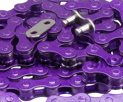 KMC BMX Bicycle Chain S1 (formerly) Z410 1/2'' x 1/8'' x 112L  - PURPLE