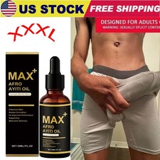 5PCS Max Afro Ayiti Oil Herbal Oil for Man Enhances Male Boosts Circulation USA