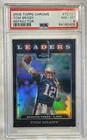 TOM BRADY 2008 Topps Chrome Football #TC121 REFRACTOR LEADERS PSA 8