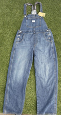 NWT Levi Strauss Co. Overalls Women Size Medium Two Horse Brand Denim