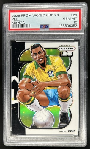 2026 Panini Prizm World Cup Pele Manga SSP #29 Brazil PSA 10 GEM MINT GEM MINT
