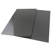 3x400x500mm 3K 100% Carbon Fiber Plate Panel Sheet 3mm Thickness Matte Surface
