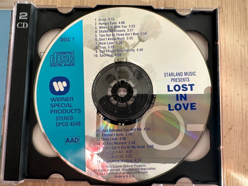 Lost In Love - EX OOP 1994 Starland Music CD - Sheriff WHEN I'M WITH YOU - Kinks - Image 3 of 4