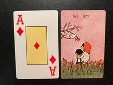 Swap Playing Cards  THE JOY IN BELIEVING  Ace  of Diamonds  HOYLE USA