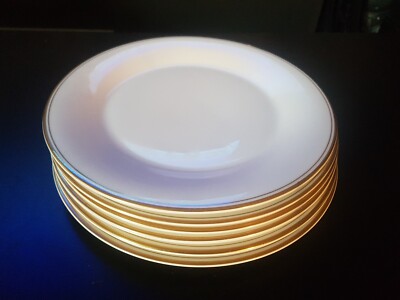 6 x 10,5'' Royal Doulton ''Gold Concord'' Gateau Teller H5049