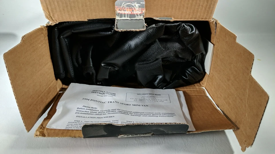Covercraft MM42893 Front Mask Car Bra 1994 Pontiac Trans Sport SE Van NOS Custom - Image 2 of 4