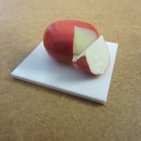 1/12 Scale Dolls House Food Edam Cheese On Board Other F263 1/12 Scale Dolls House Food Edam Cheese On Board Other F263