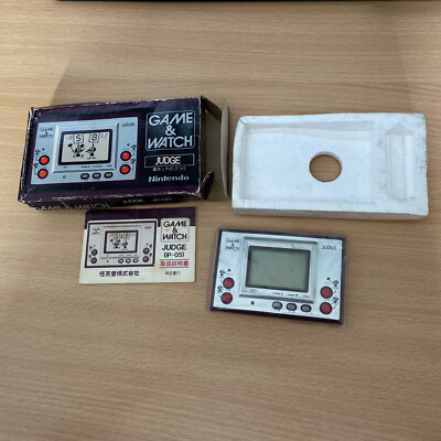 Nintendo Game & Watch Purple Judge Boxed With Instructions | eBay UK