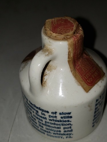 Vintage Michter's Sour Mash Whiskey Miniature Pottery Jug - Picture 3 of 9