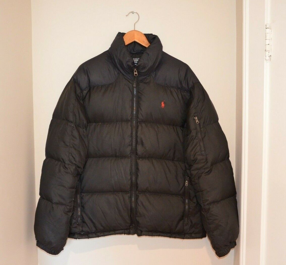 Vintage Polo Ralph Lauren Quilted Down Puffer Jacket Size Vintage Polo Ralph Lauren Quilted Down Puffer Jacket Size